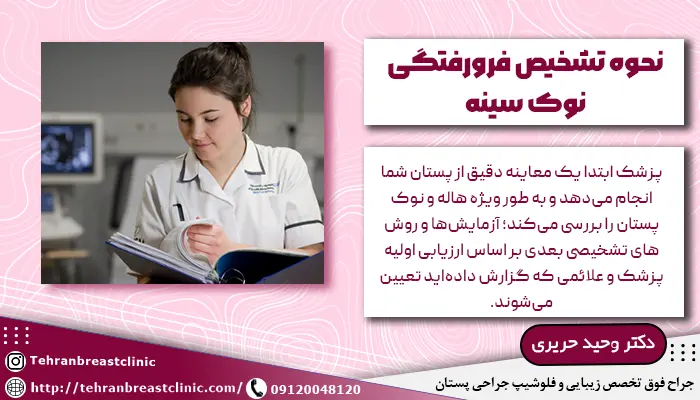 تشخیص فرورفتگی نوک سینه