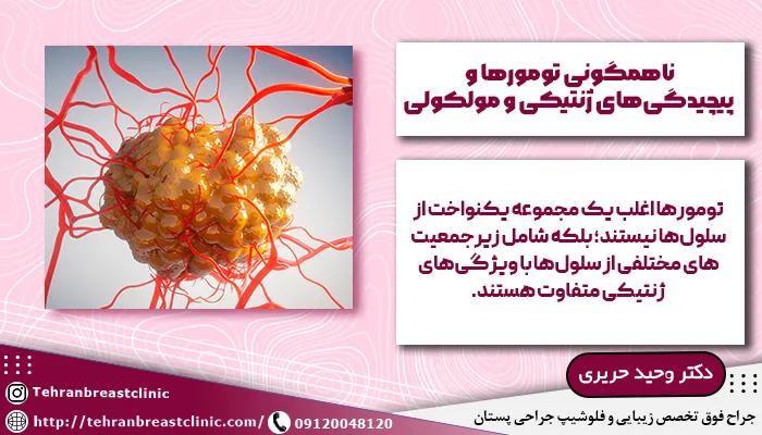 ناهمگونی تومورها و پیچیدگیهای ژنتیکی و مولکولی