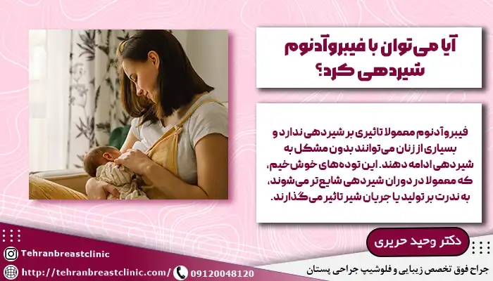 شیردهی با فیبرو آدنوم