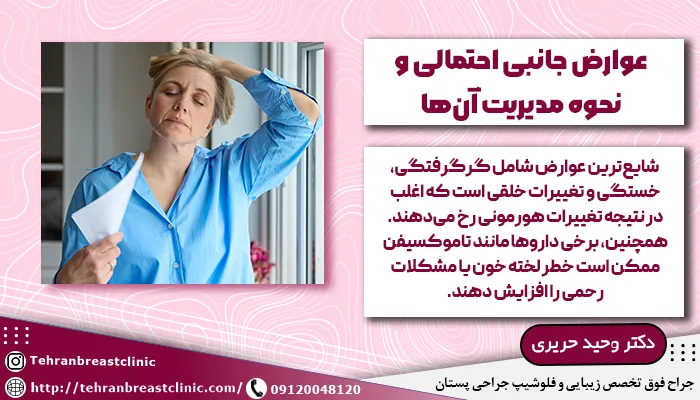 عوارض جانبی داروهای پیشگیری از سرطان سینه
