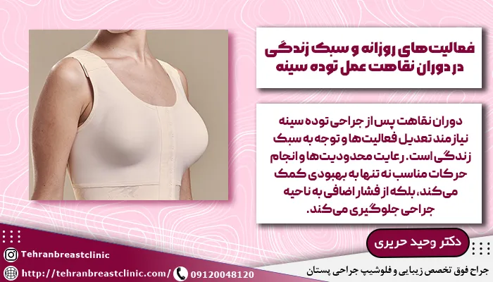 دوران نقاهت عمل توده سینه