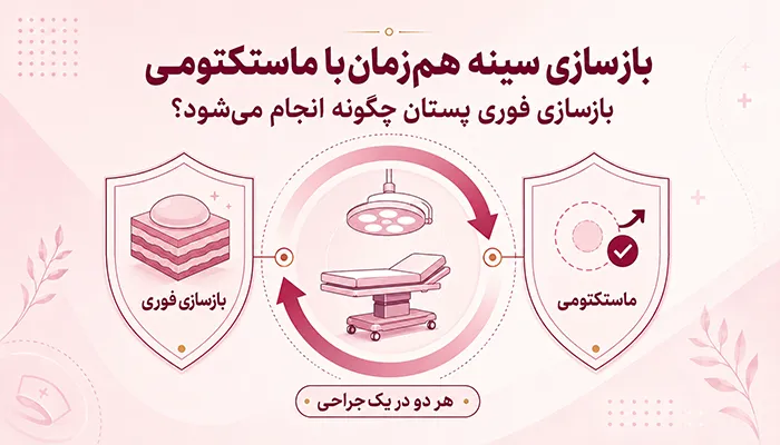 بازسازی سینه هم‌زمان با ماستکتومی؛ بازسازی فوری پستان چگونه انجام می‌شود؟